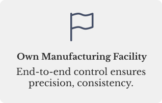 Own Manufacturing Facility